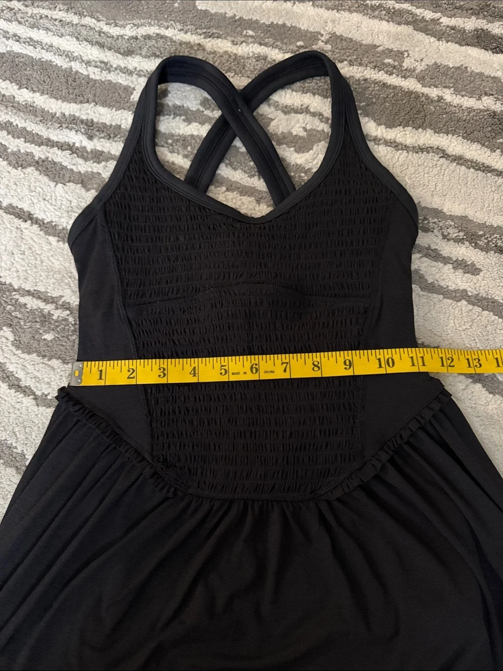 NWOT Free People Black Mini Dress with Built-In Shorts